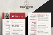 Portfolio Resume for Designers & Art, a Resume Template by ResumeInventor (Thumbnail 2 of 6)