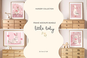 Nursery Frame Mockup Bundle