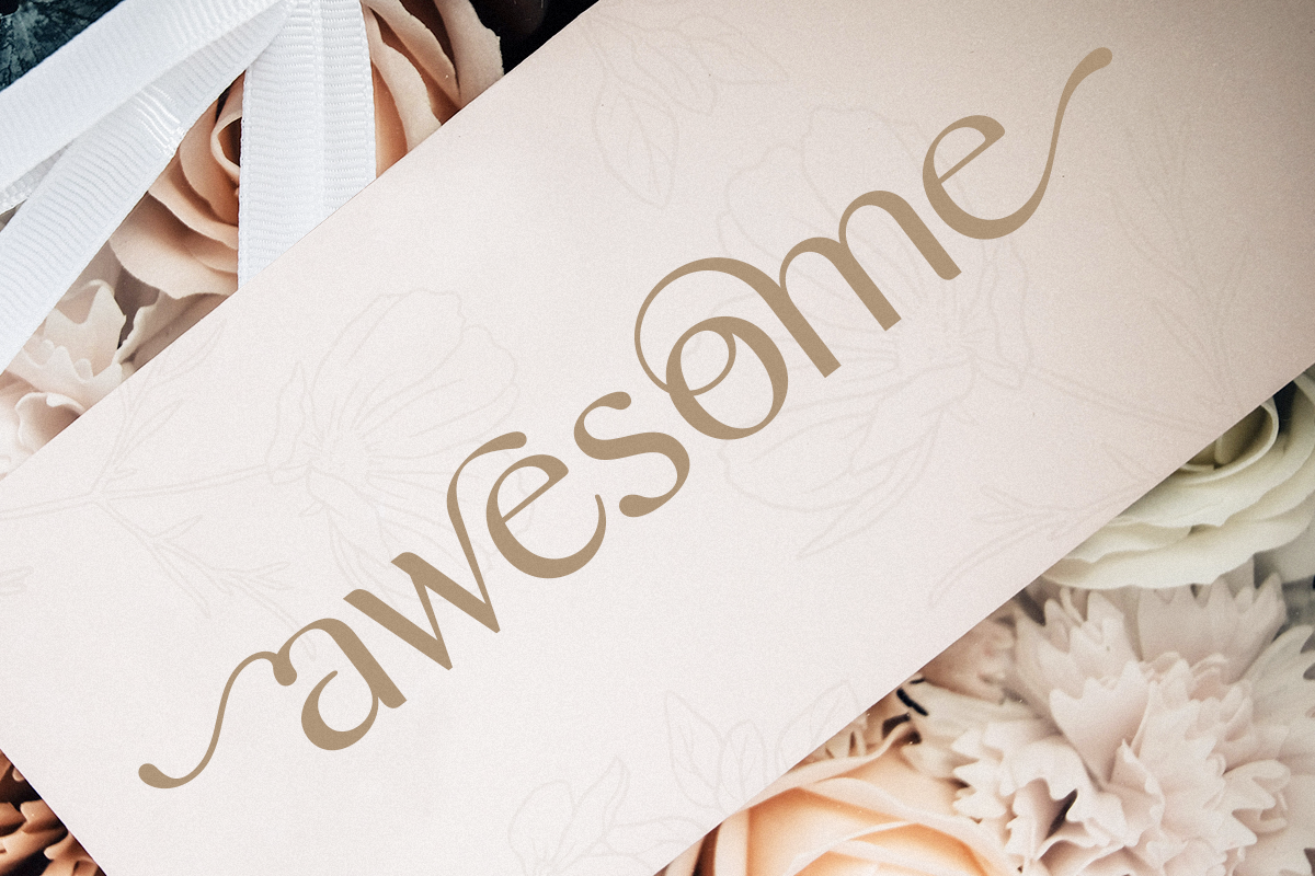 Famous - Modern Feminine Beauty Font, a Sans Serif Font by Sensatype (Photo 29 of 33)