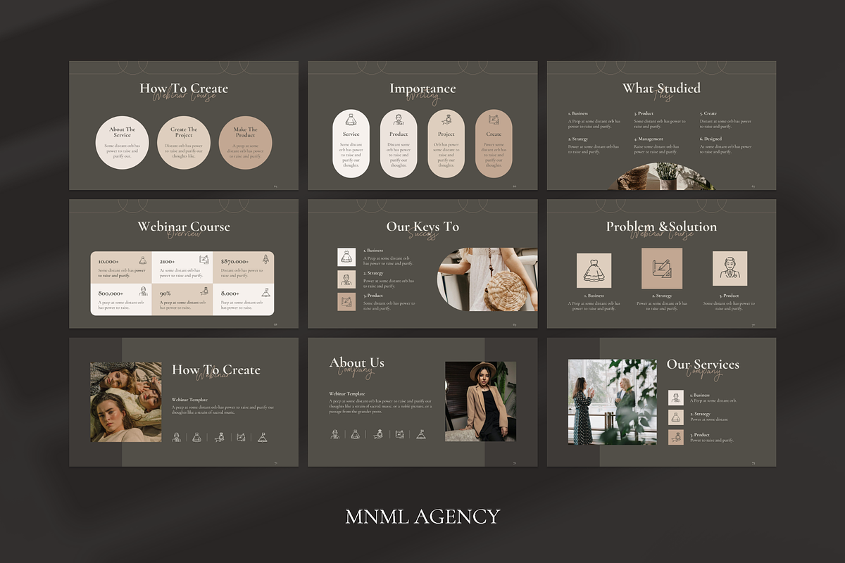 Multipurpose Presentation Template, a Presentation Template by MNML Agency (Photo 25 of 29)