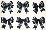 Black Bow Clipart Bundle, an Illustration by DreamArtGraphic (Thumbnail 2 of 4)