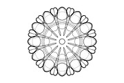 Decorative Mandala Digital Art Pack, a Decorative Illustration by NJ Himel (Thumbnail 45 of 101)