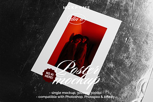 DinA art print: modern poster mockup, a Merchandise Mockup by MCKP*ME