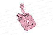 Cute Kawaii Autumn Leaf Couple, a Seasonal Illustration by Palau (Thumbnail 6 of 12)