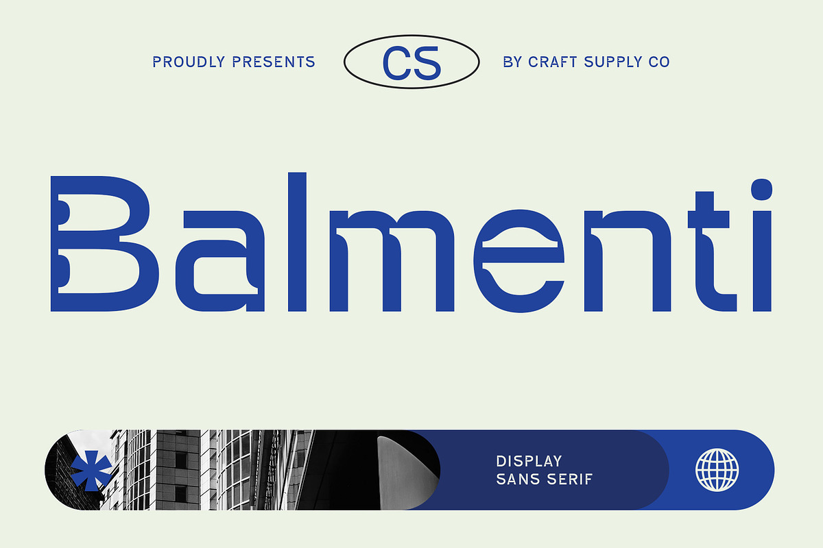 CS Balmenti– Display Sans Serif Font, a Sans Serif Font by Craft Supply Co. (Photo 1 of 8)