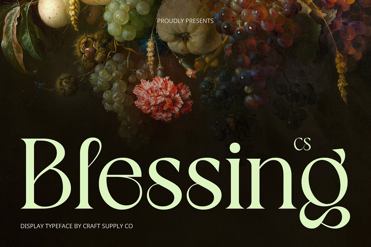CS Blessing – Art Nouveau Font, a Serif Font by Craft Supply Co. (Photo 1 of 8)