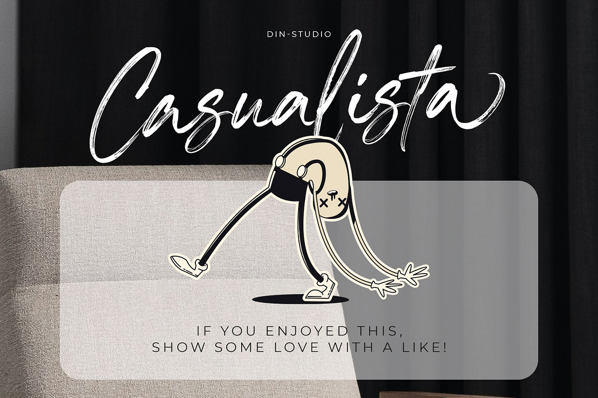 Casualista, a Script Font by din-studio.com (Photo 11 of 11)