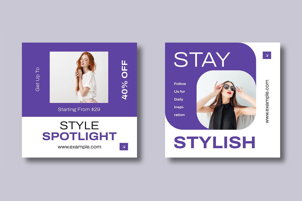 Fashion Social Media Template, a Social Media Template by MightyDesign (Photo 5 of 8)