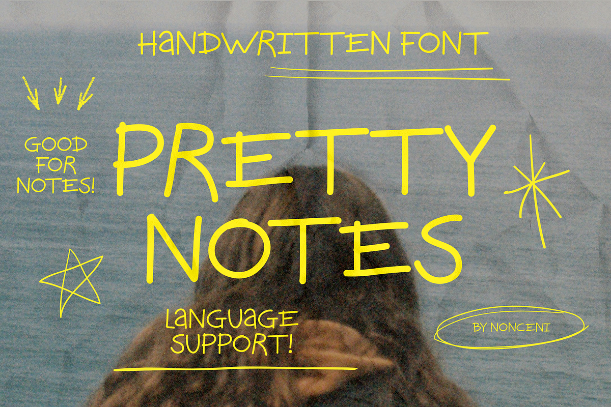 Simple Notes Handwritting Font, a Handwritten Font by Nonceni (Photo 9 of 9)