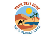 Minimalist desert oasis Illustration, a Decorative Illustration by nandinigraphics (Thumbnail 2 of 3)