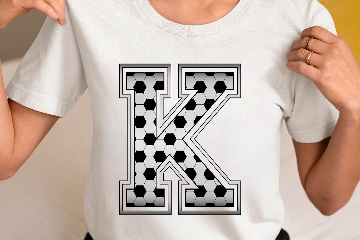 Soccer Alphabets and Numbers SVG, an Object Graphic by EllaMaiyaali (Photo 3 of 6)