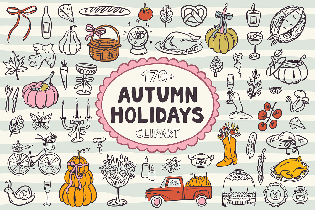 Autumn Holidays Bundle, an Object Graphic by AnnArt (Photo 1 of 14)