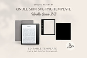 Kindle Oasis 2/3 Skin SVG PNG, a Graphic by STUDIO REFINERY (Thumbnail 1 of 5)