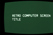 Retro Computer Screen Title AEP, a Templates & Theme by Josep Motion (Thumbnail 2 of 2)