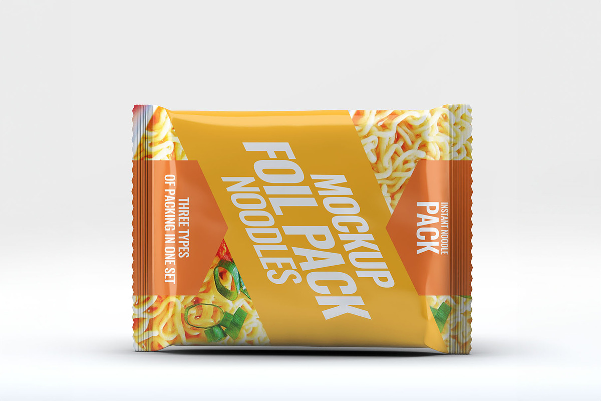 Instant Food Foil Bag Mockup, a Packaging Mockup by Xtrahive (Photo 2 of 2)