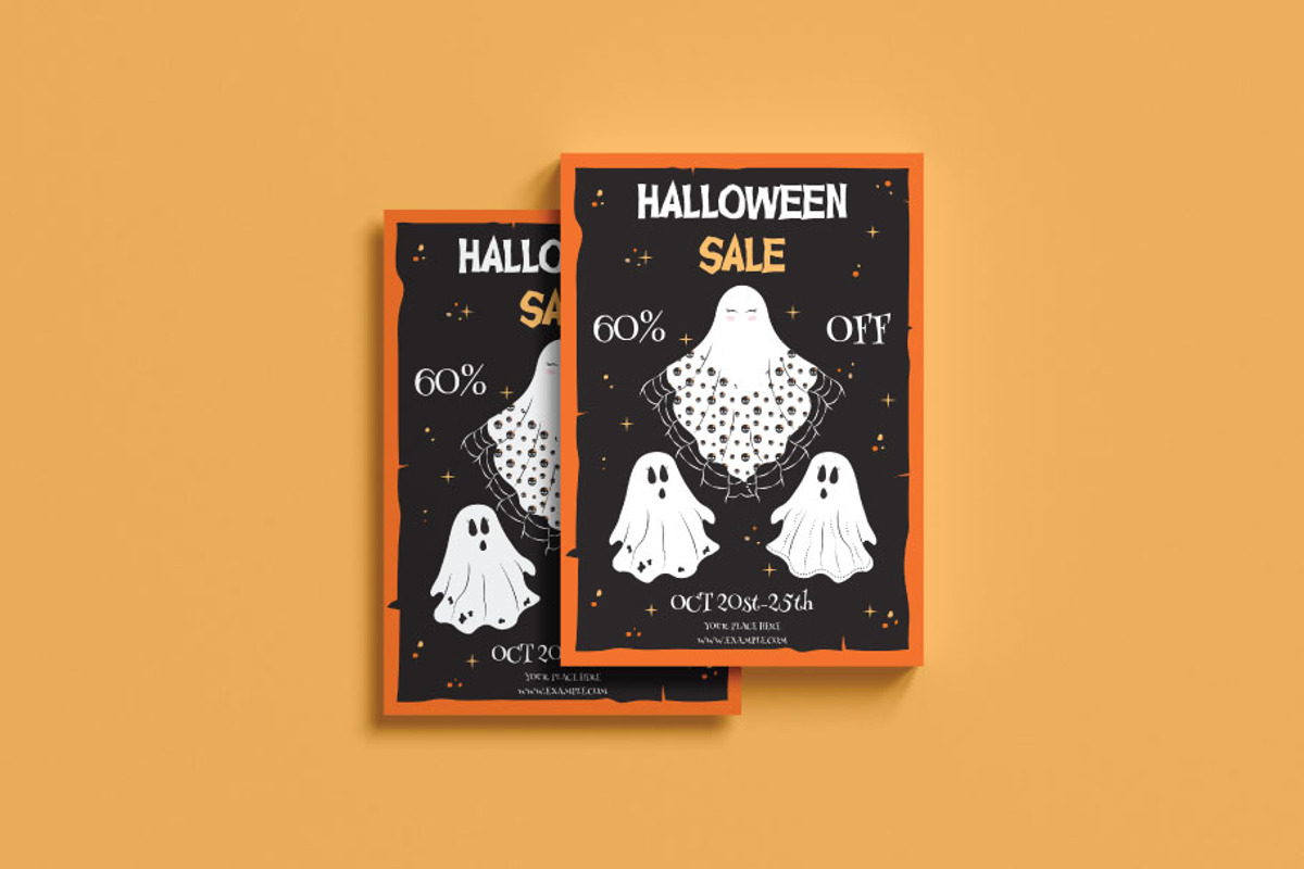 Halloween Shop Sale Flyer, a Flyer Template by FaraHelal (Photo 3 of 3)