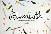 Elizabeth, a Script Font by Canden Meutuah (Thumbnail 1 of 7)