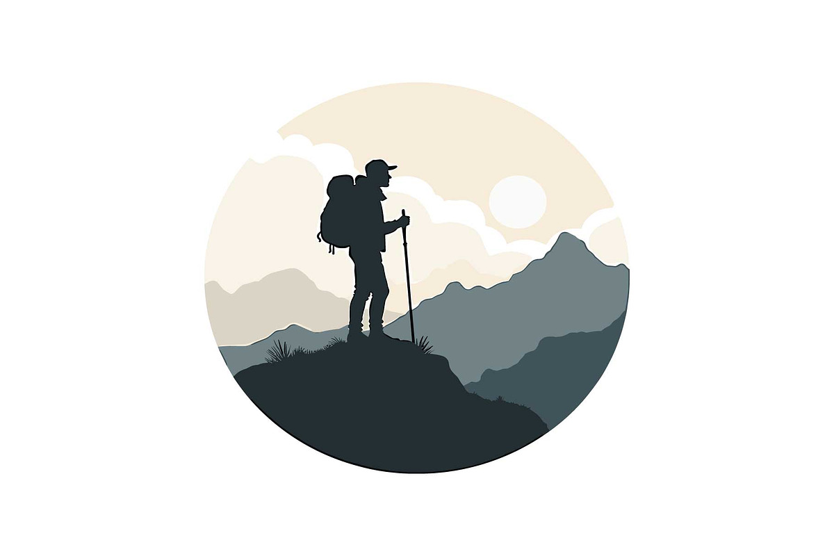 Mountain Explorer Silhouette Bundle, an Object Graphic by Gfx_Store (Photo 4 of 13)
