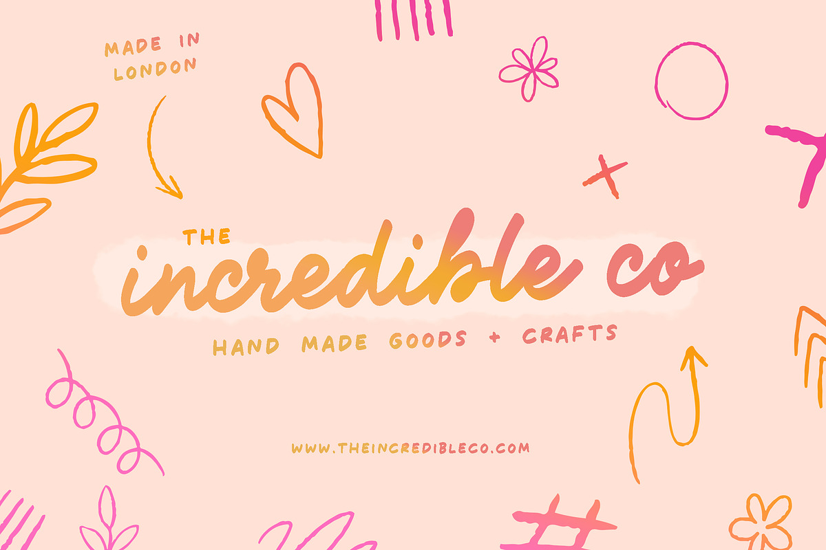 Awesome Incredible Amazing Font Duo, a Script Font by Lollipop Hand Drawn (Photo 4 of 7)