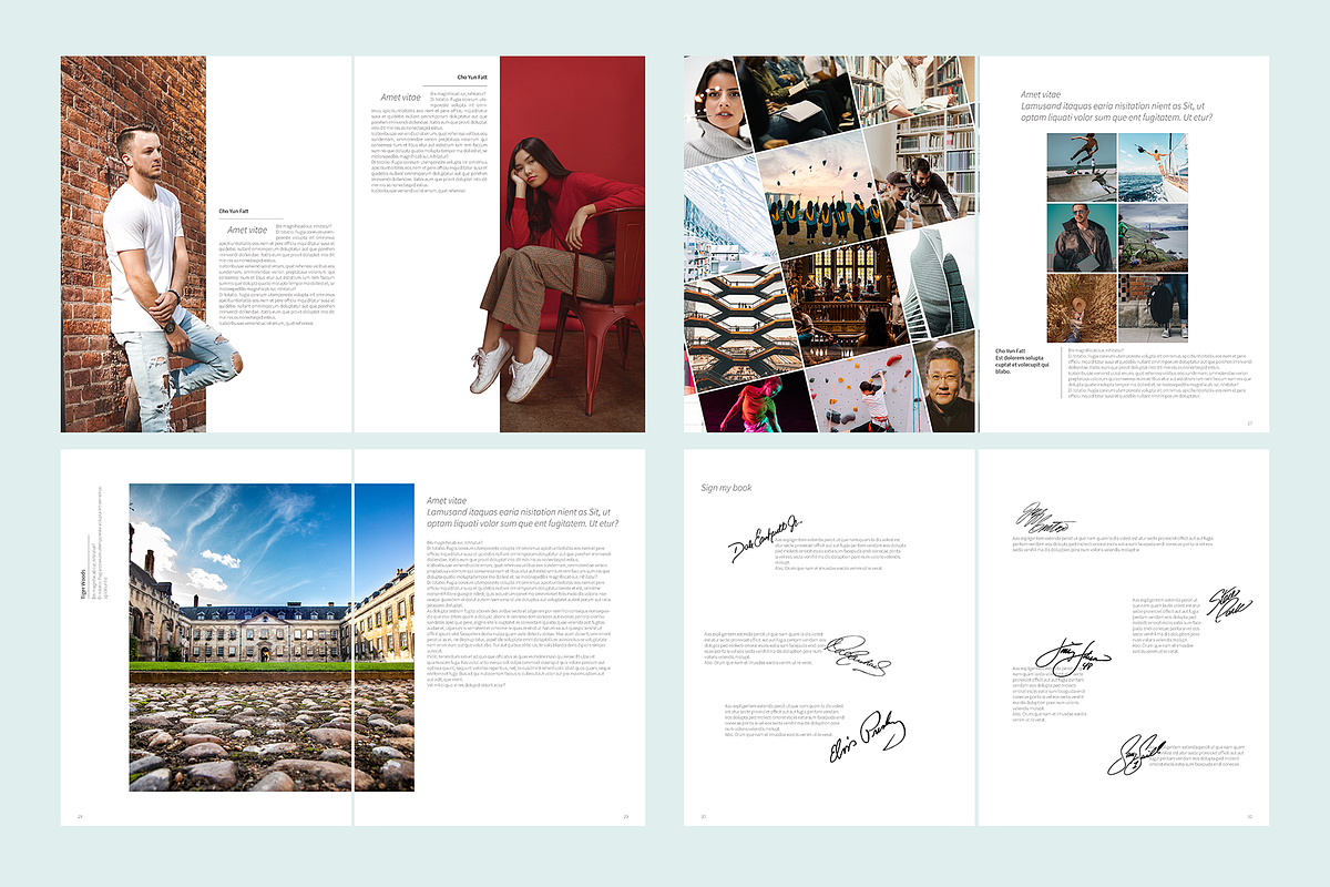 Perfectionism Yearbook  Album, a Brochure Template by zheksha (Photo 6 of 6)