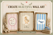 Poster Frame Stamps for Procreate, a Brush Add-On by HopeArtIllustration (Thumbnail 3 of 13)