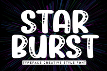 Star Burst | Script Font