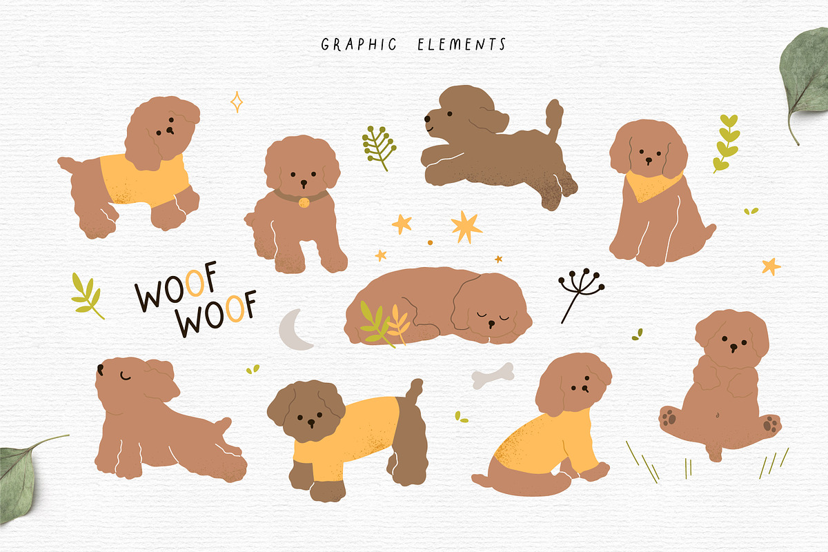 Little poodle | Sweet font, a Font by JuliaVolkova (Photo 7 of 9)