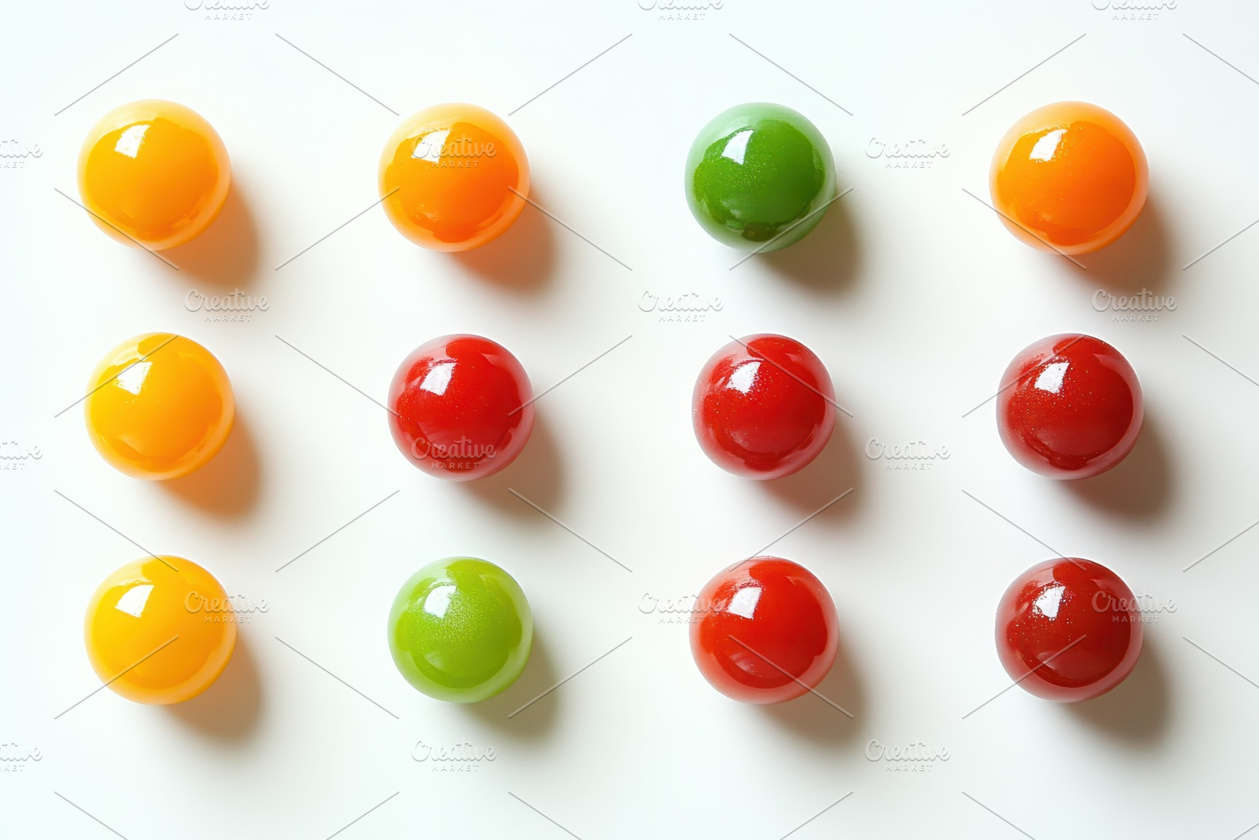 Colorful assortment of cherry tomato, a Photo by Pavel_design
