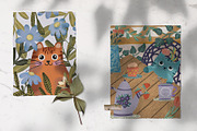 Purrfect cats printable illustration, an Animal Illustration by Yelloo Fish (Thumbnail 2 of 8)