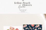 Watercolor Yellow Peach Flowers, a Decorative Illustration by Damian Roh (Thumbnail 7 of 16)