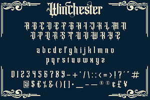 Winchester Blackletter Font