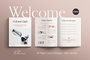Client Welcome Packet Canva Template, a Magazine Template by Sierra Creative Studio (Thumbnail 1 of 12)