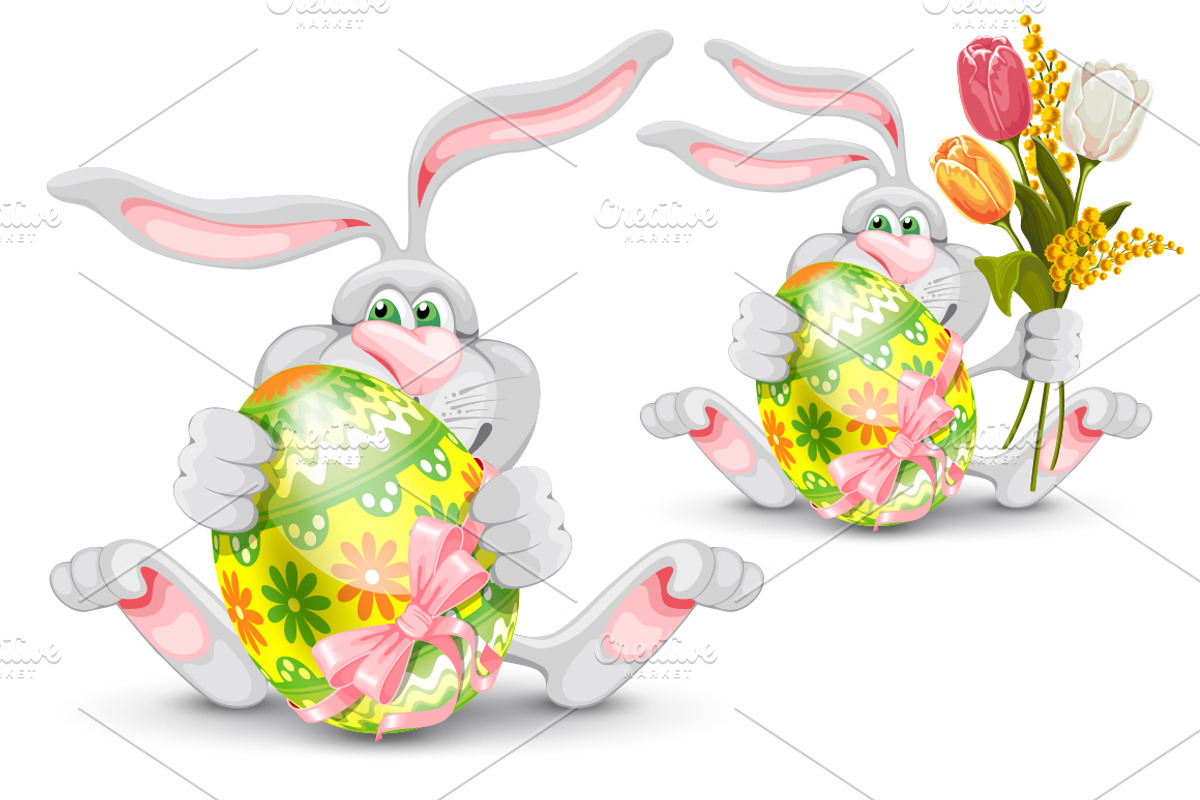Cheerful bunny, a Graphic by Vector beauty (Photo 5 of 5)
