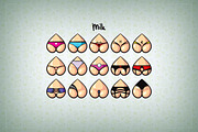 60 bootys for Valentine's day., an Emoji Icon by Firsik (Thumbnail 3 of 6)