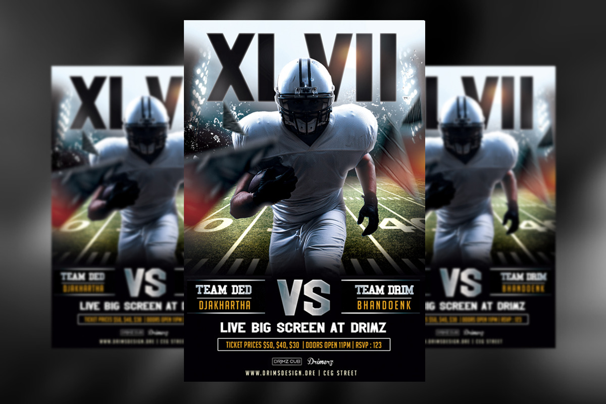 Football Flyer, a Flyer Template by drimerz