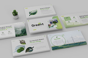 Green Energy Keynote Template, a Presentation Template by Pixslides