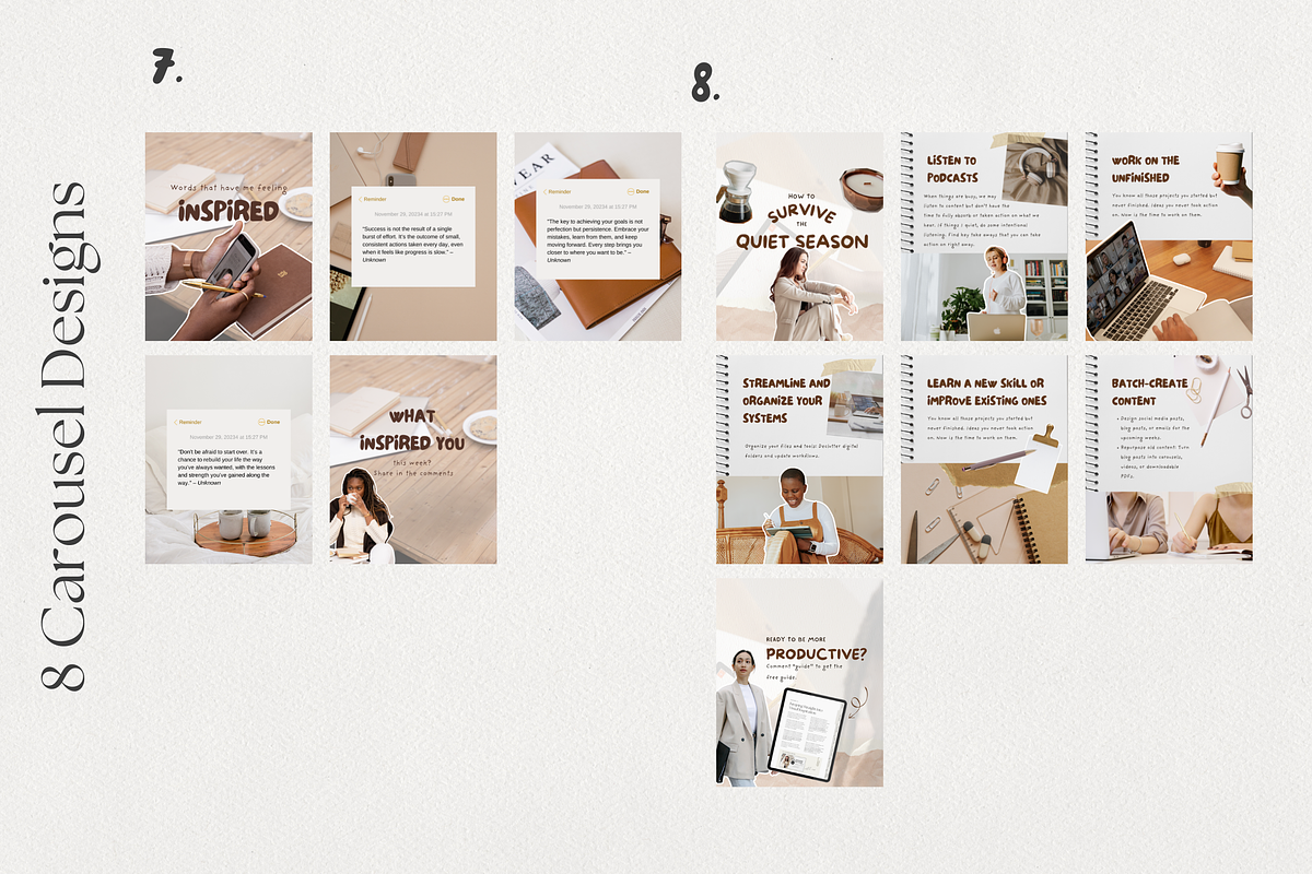 Cozy Collage Instagram Carousels, a Social Media Template by Tabitha Emma (Photo 5 of 9)