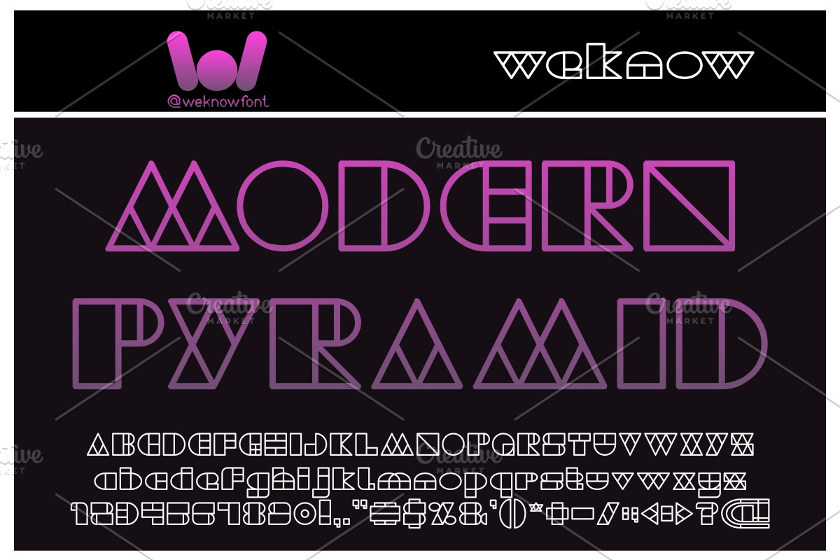 warehouse project font, a Font by weknow (Photo 3 of 5)