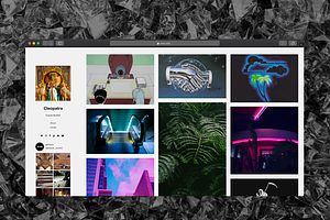 Cleopatra - Gallery Tumblr Theme, a Websites & App Template by Stash