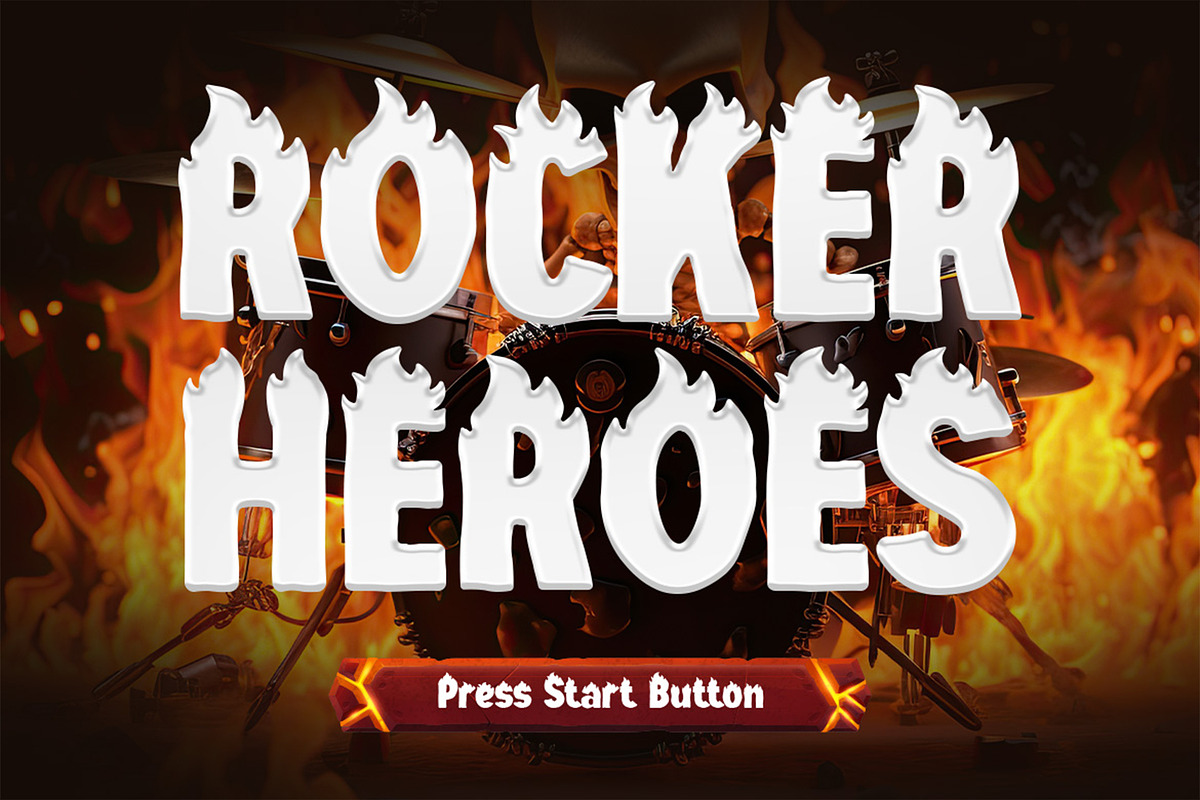 Firefolk - Bold Flame Display Font, a Font by Pekotype (Photo 8 of 15)