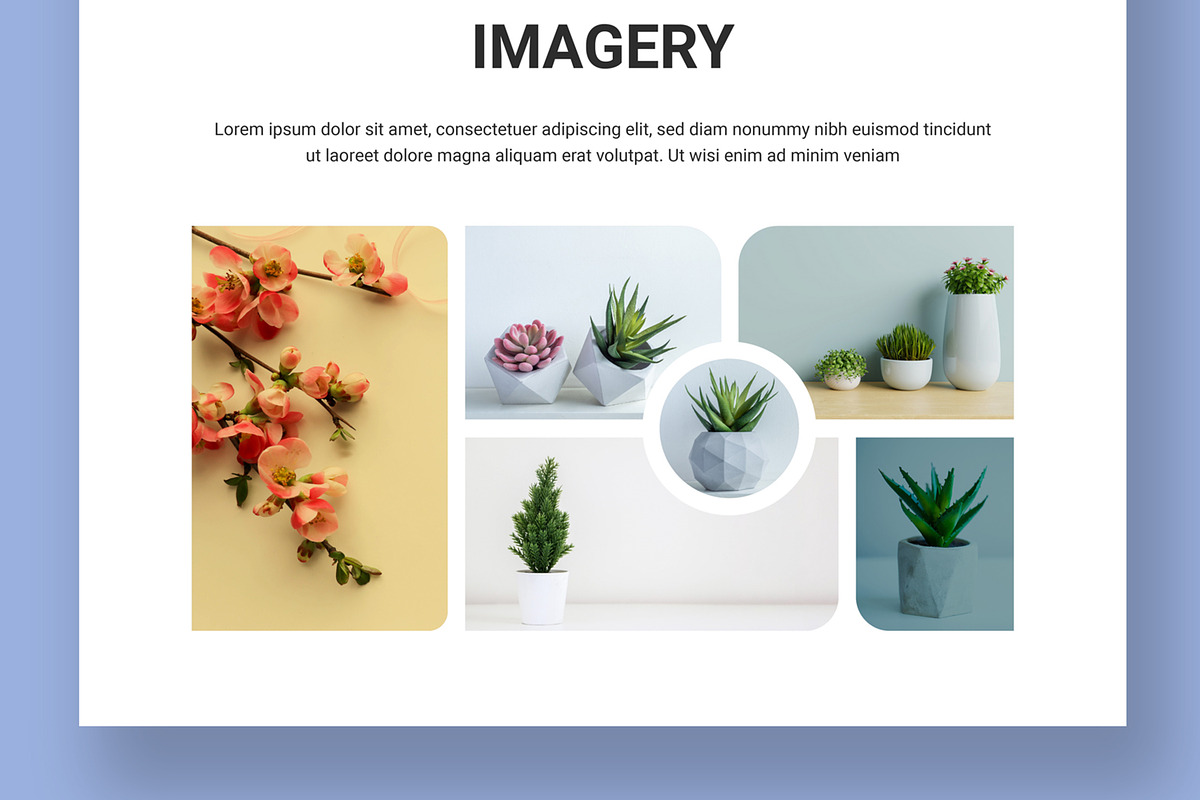 Brand Mood Board Layout, a Landing Page Template by ContestDesign (Photo 6 of 6)