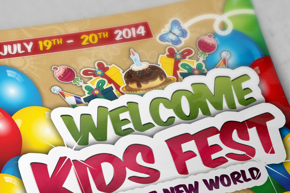 Kids Festival Flyers, a Flyer Template by fatihakdemir (Photo 1 of 4)