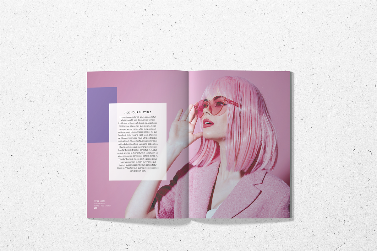 JOYE Fashion Lookbook, a Magazine Template by SonaGeciova (Photo 3 of 19)