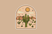 Hand Drawn Desert Landscape Elements, an Illustration by Artolabs (Thumbnail 4 of 19)