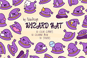 Wizard Hat Characters, a Seasonal Illustration by Palau (Thumbnail 1 of 9)