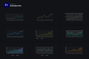 Line Chart Infographics | mogrt, a Templates & Theme by Gatamotion