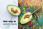 Pastel abstract handdrawn background, a Texture Graphic by Oleg and Katja (Thumbnail 13 of 15)