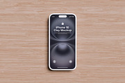 iPhone 16 Clay Mockup, an iPhone Mockup by swsi-studio (Thumbnail 5 of 5)
