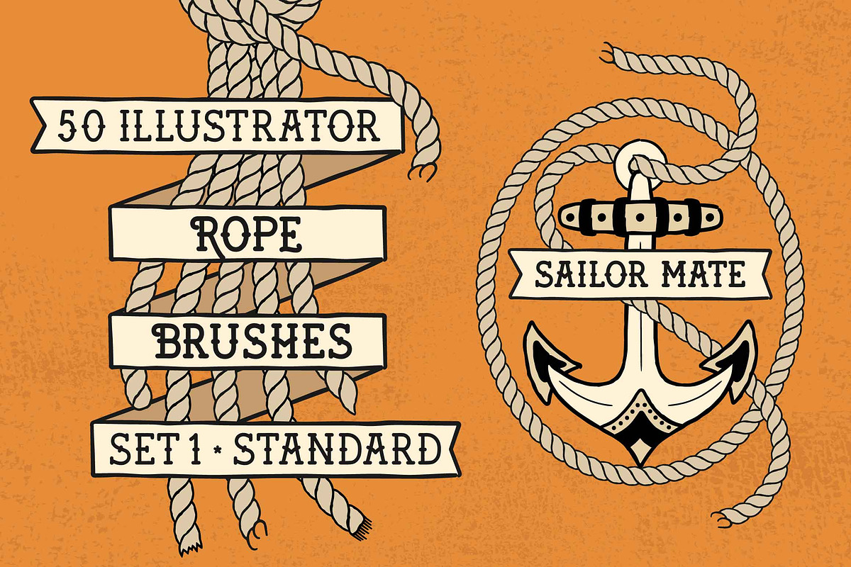 Sailor Mate's Rope Brushes I, a Brush Add-On by BAD TASTE (Photo 1 of 5)