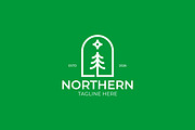 Northern Pine Tree Logo Nature, a Branding & Logo Template by Signatoro (Thumbnail 2 of 3)